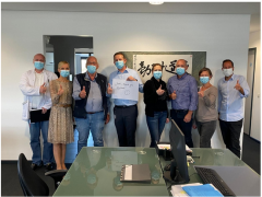 贈(zèng)口罩，幫德國(guó)合作伙伴抗疫