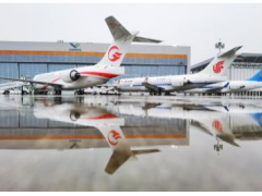 以GE航空集團(tuán)CF34發(fā)動(dòng)機(jī)為動(dòng)力的ARJ21首次交付中國(guó)三大航空公司