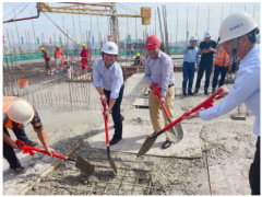 未來已來 科陸智慧能源產(chǎn)業(yè)園項目一號、二號研發(fā)樓喜封金頂！