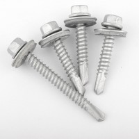 達克銹 涂層六角束尾 華司縫合釘 銹鈦克 束尾鉆尾 M6.4