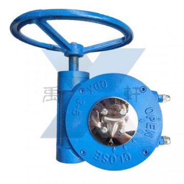 QDX3手動擋風(fēng)閥減速機(jī),50蝶閥蝸輪頭