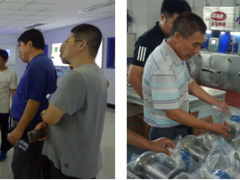 2018年8月10日淄博儀表協(xié)會帶團來 承德中威參觀