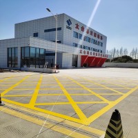 蘇州園區(qū)斜塘消防通道路面標線一米價格 蘇州工廠畫線價格