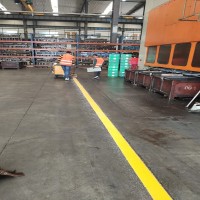 蘇州廠區(qū)消防車道、工廠走道標志線施工、行車道地面畫線價格