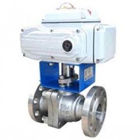 Q941F電動(dòng)切斷球閥 意威法蘭式電動(dòng)切斷球閥 上海