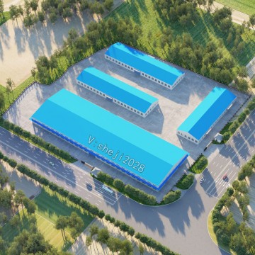 東莞效果圖制作|鋼結(jié)構(gòu)廠房|景觀綠